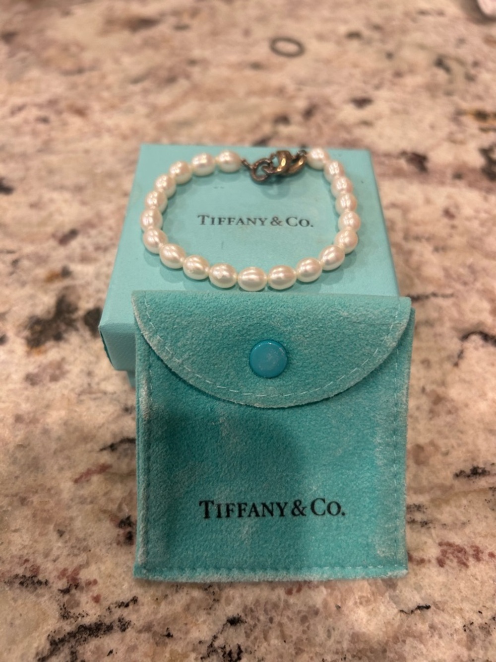 Tiffany & Co. Pearl Bracelet with Silver Clasp